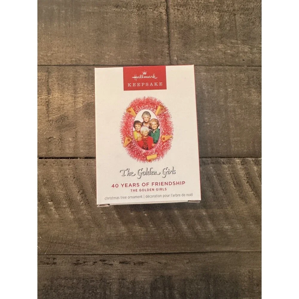 2025 Hallmark Ornament - 40 YEARS OF FRIENDSHIP - THE GOLDEN GIRLS - New in Box!